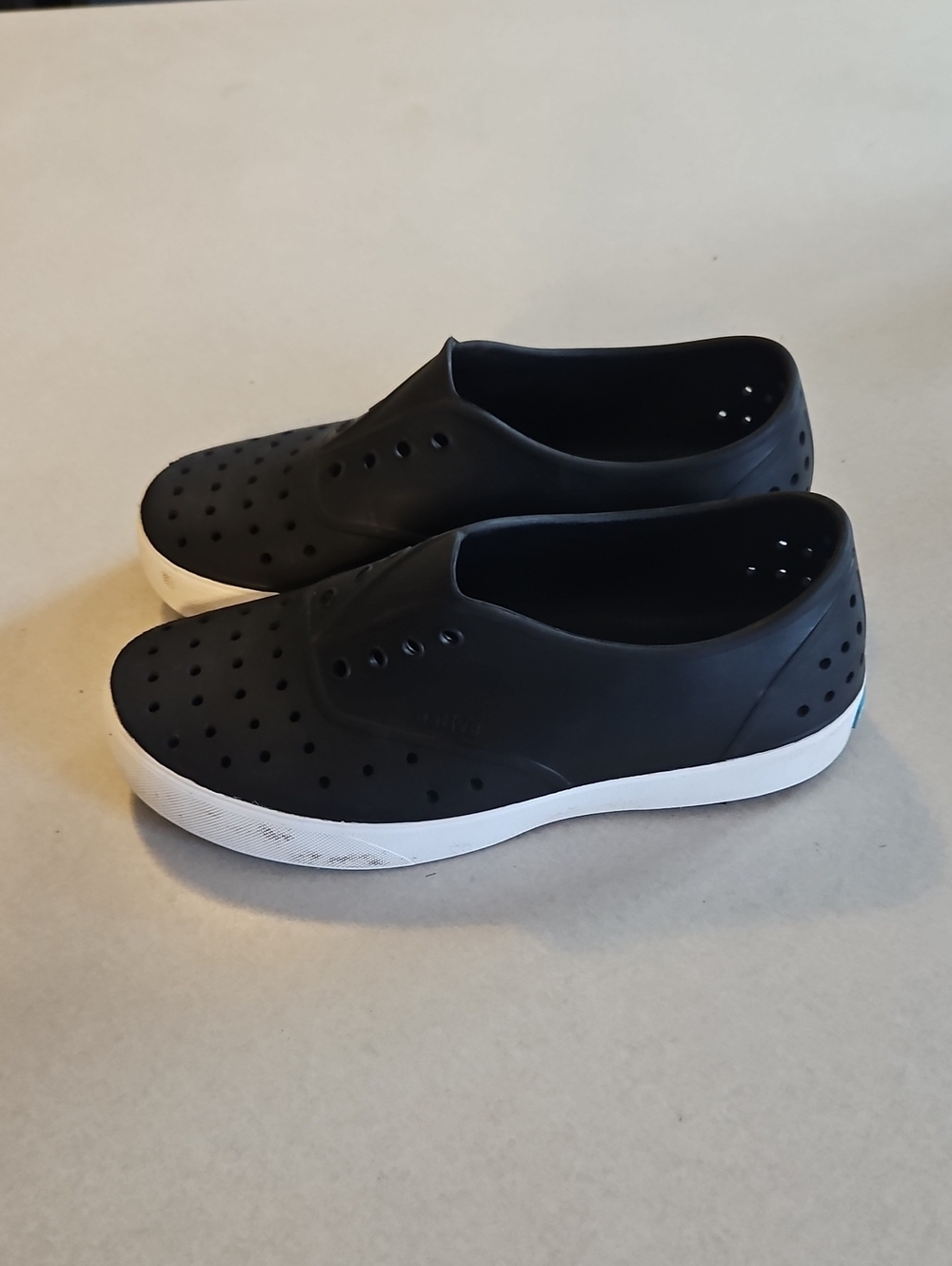 Native Miller Slip Ons Black Shoes